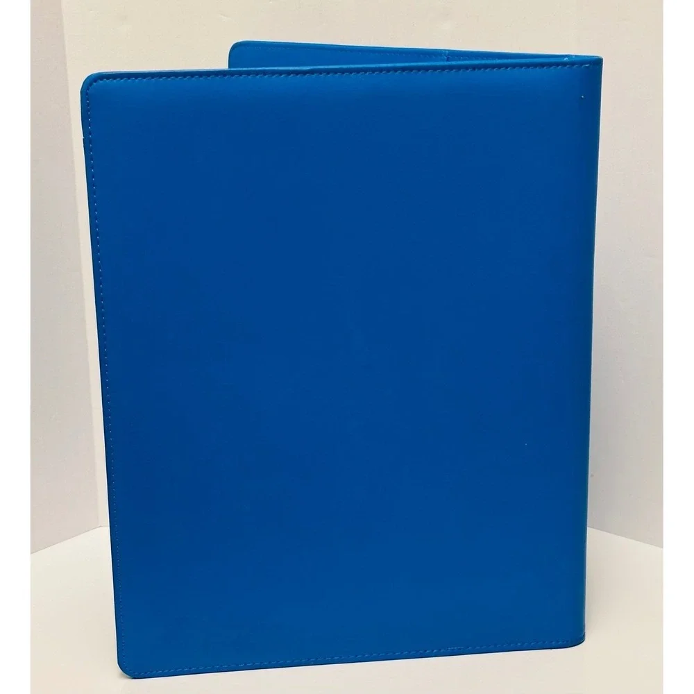 Disney Parks Pixar Monsters University Blue School Notebook Portfolio w Pen